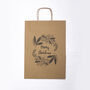 Large Kraft Gift Bags Merry Christmas X Six, thumbnail 2 of 5