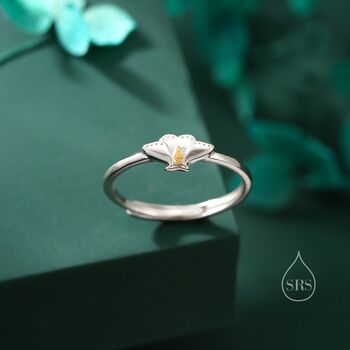 Sterling Silver Moth Ring, 4 of 12