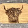 Highland Cow White Butter Dish, thumbnail 3 of 4