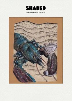 Shaded Marine Pointillism Dit Art Kit Set Of Four, 5 of 6