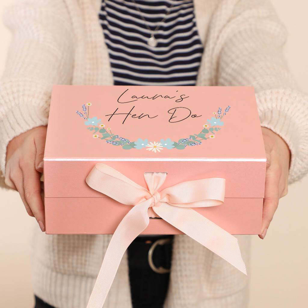 Luxury Personalised Hen Party Gift Box By Dibor