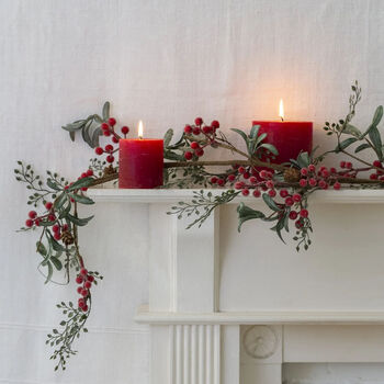 Lipstick Red Chunky Pillar Candle, 3 of 5