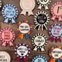 Personalised Design Your Rosette Award Enamel Pin, thumbnail 1 of 7