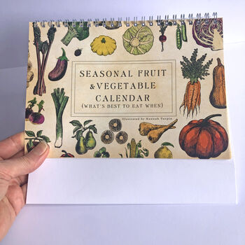 Fruit And Vegetable Desk Calendar, UK Version, 7 of 12