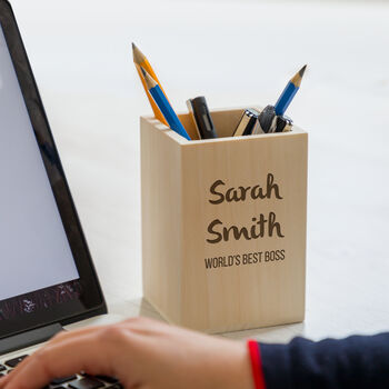 Personalised Office Pen Pot, 2 of 5