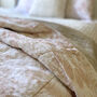 Everly Linen Quilted Throw Pale Pink, thumbnail 4 of 8