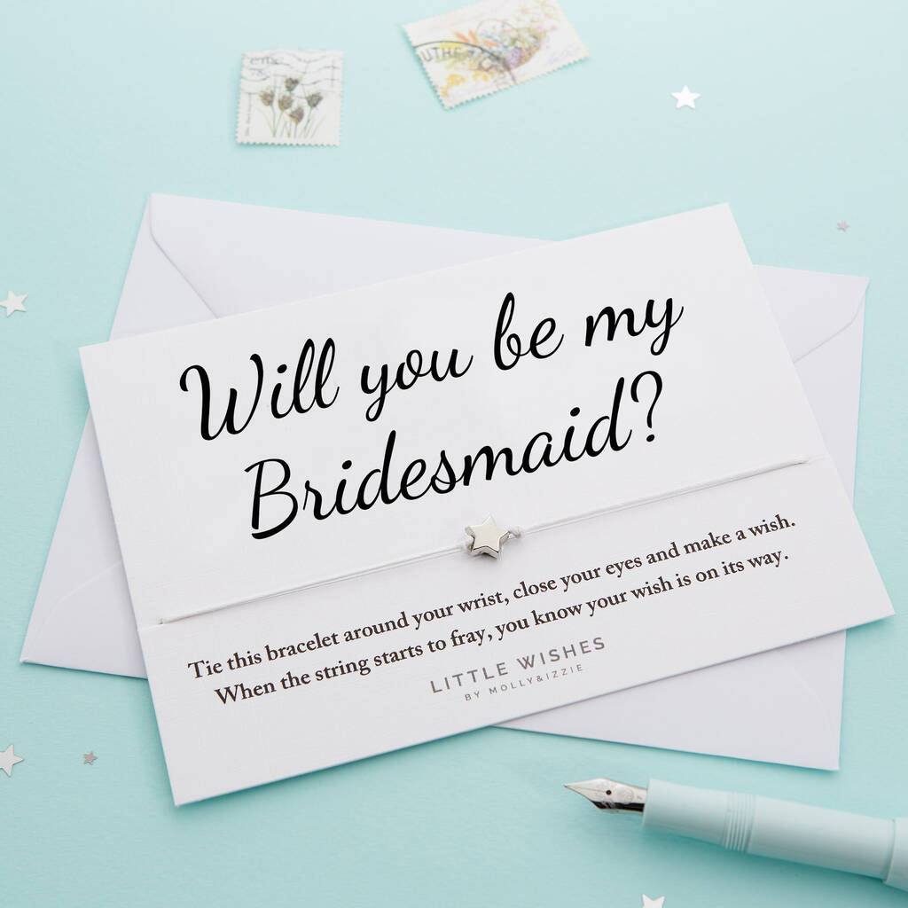 A Handmade Little Wish Bracelet Bridesmaid Request, 1 of 2