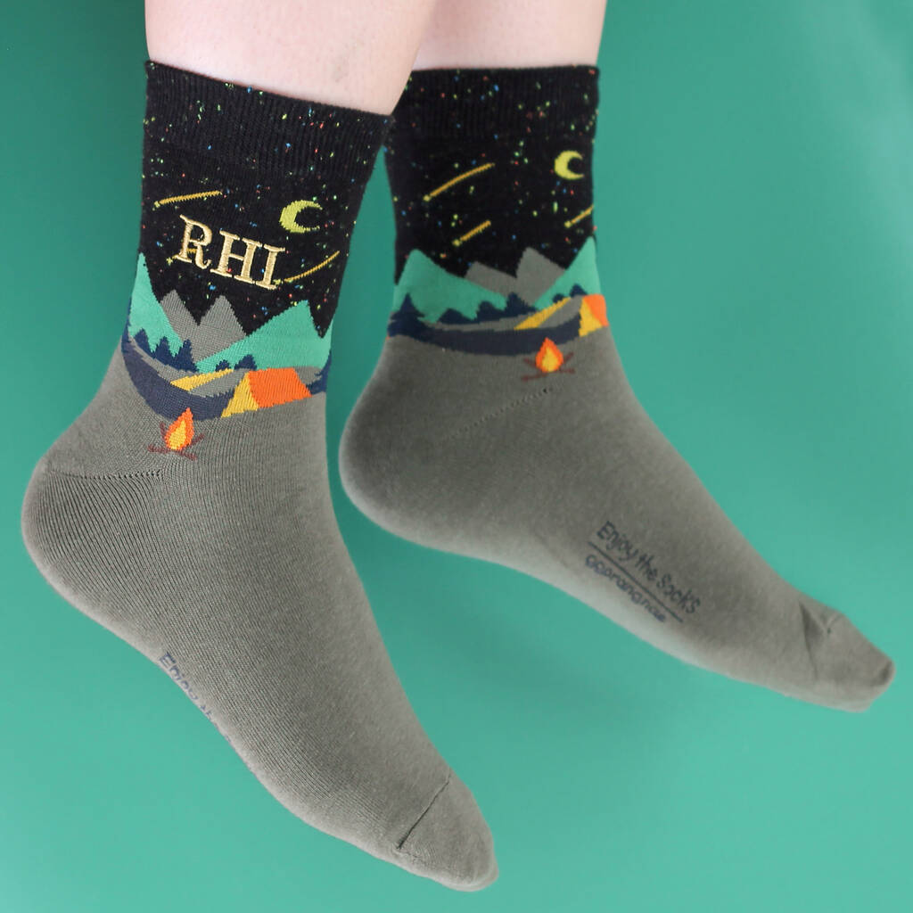 Personalised Mountain Socks
