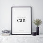 'This Mum Can' Typographic Print, thumbnail 3 of 4