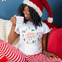 Merry Christmas Retro Festive Scene Christmas Pyjamas, thumbnail 1 of 8