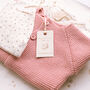 Personalised Baby Girl Blossom Embroidered Cardigan Gift, thumbnail 5 of 12