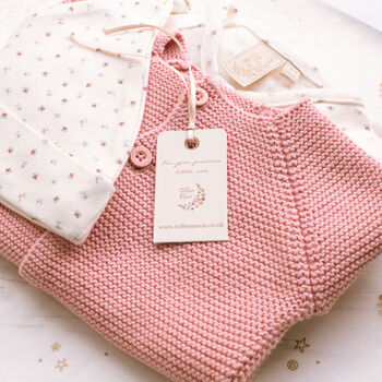 Personalised Baby Girl Blossom Embroidered Cardigan Gift, 5 of 12
