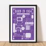 1954 Personalised 70th Birthday Fact Print Gift, thumbnail 6 of 10