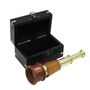 Seven Inch The Admiral Brass And Wood Telescope, thumbnail 1 of 7