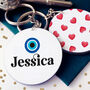 Personalised Evil Eye Keyring, thumbnail 1 of 2