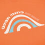 Open Mind Surf Orange Beach T Shirt, thumbnail 2 of 7