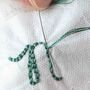 Personalised Initial Hot Water Bottle Stitch Kit Gift, thumbnail 2 of 4
