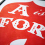 A Is For Apple Alphabet Risograph Print, thumbnail 5 of 10