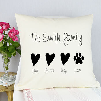 Personalised Family Cushion, 4 of 4