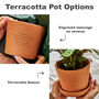 Terracotta Engraved Father's Day Plant Pot, thumbnail 4 of 6