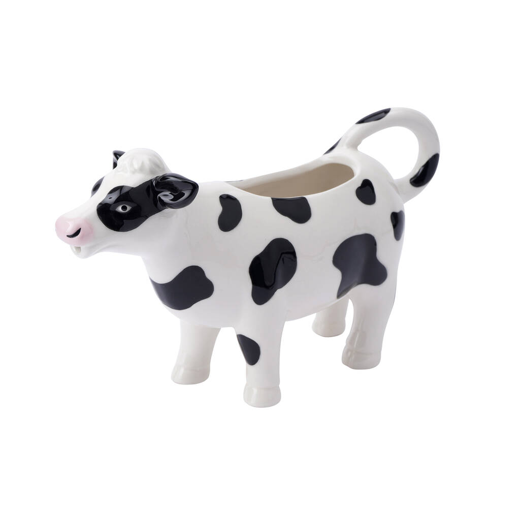 Large Cow Ceramic Milk Jug With Gift Box By CGB Giftware