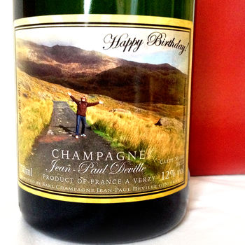 Personalised Birthday Champagne, 2 of 3