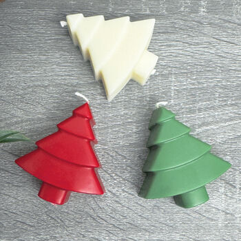 Mini Christmas Tree Candle Festive Table Decor, 5 of 11