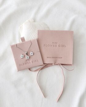 Flower Girl Proposal Gift Flower Jewellery, 4 of 4