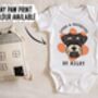 Miniature Schnauzer Baby Onesie, thumbnail 2 of 6