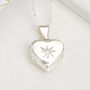 Personalised Sterling Silver Star Heart Locket, thumbnail 6 of 9