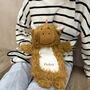 Highland Cow Personalised Hot Water Bottle, thumbnail 3 of 3