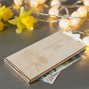Wooden Money Envelope For A Special Day, 4 of 6