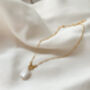 Pearl Lustre Anchor Necklace, thumbnail 2 of 6