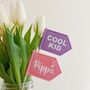 Personalised Mini Flag Custom Colour Decoration, thumbnail 1 of 11