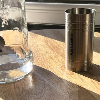Personalised Stainless Steel Straight Jigger, 6 of 9