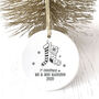 Mr And Mrs 1st Christmas Ornament Personalised, thumbnail 1 of 3