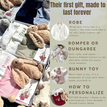 Personalised Toddler And Baby Gift Set Box Celebration, 5 of 12