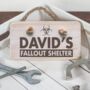 Personalised Fallout Shelter Bedroom Sign, thumbnail 1 of 2