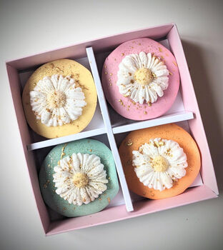 Hand Decorated Daisy Flower Girl Biscuit Gift, 2 of 2
