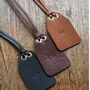 Personalised Leather Luggage Tag, thumbnail 3 of 7
