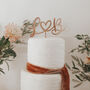 Monogram Wedding Cake Topper, thumbnail 1 of 1
