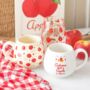 Apple Print Rounded Mug, thumbnail 4 of 4