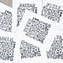 Personalised Colour It In Christmas Craft Sack, thumbnail 9 of 10