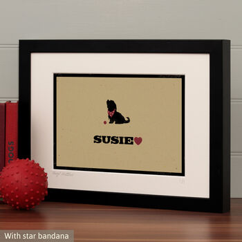 Personalised Ihasa Apso Print For One Or Two Dogs, 6 of 12