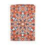 Orange Fox Flower Tea Towel | 100% Cotton | Made In The UK, thumbnail 10 of 12