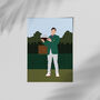 Rory Mc Ilroy Green Jacket Print, thumbnail 3 of 4