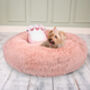 Pink Anxiety Reducing Plush Bed With Plush Pig Toy, thumbnail 4 of 6