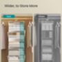Six Tier Hanging Wardrobe Organiser Shelf, thumbnail 5 of 7