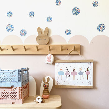 Liberty Fabric Bubble/Circle Wall Stickers, 6 of 7