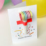 Personalised Happy Birthday Party Blower Card, thumbnail 2 of 4